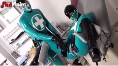 Babes in latex play the gynecologist game Thumb