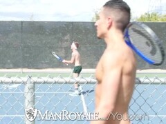 ManRoyale After tennis tight ass fuck with Timothy Drake and Beau Taylor Thumb