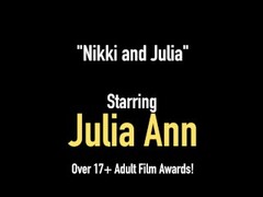 Milf Of The Year Julia Ann Pussy Fucks With Nikki Hunter! Thumb
