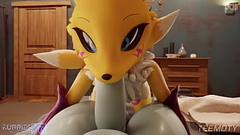 Renamon Blowjob Thumb