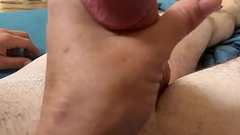 Girl has cock throbbing and leaking precum Thumb