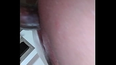 my cuckold hubby bought a cock sleeve and i use it with my big cock neighbor Thumb