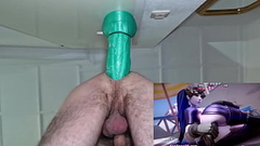 Doing the Fap Hero Challenge - Part 1 with a huge anal toy - search for &quot_Fap Hero - The Best FREE Rounds Compilation #2&quot_ and join me 60fps Thumb