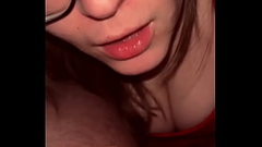 Sexy Teen Slut Deep Throats EVERY INCH Thumb