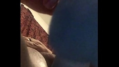 Fat Wet pussy getting fucked by dildo Thumb