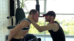 The coach fucked his twink while training on the simulator - 501 Thumb