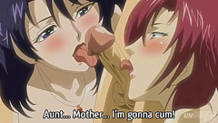 Step Mom and Step Aunt Fuck the Young Boy - Hentai Uncensored [Subtitled] Thumb