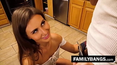 FamilyBangs.com ⭐ Perv StepUncle Nails and Fuck his Stepniece in the Kitchen, Tommy Gun, Paige Owens Thumb