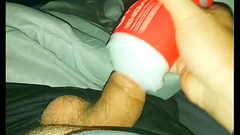 Caught Celebrity Cory Bernstein edging Big dick into Sex Toy, then busts a huge CUMSHOT  Male Celebrity Sex Tape Gostoso Gay Thumb