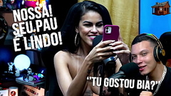 Bia Hot Avalia o Pau do Ruan, ser&aacute_ que ela gostou? - Podcast P&aacute_pum no Barraco! - Completo no Sheer - XVIDEOS RED Thumb