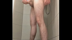 Wanking my big dick in the shower Thumb