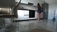 Unfaithful Wife Cheats On Her Husband In The Kitchen While He&#039_s Not At Home. Homemade Anal Taboo Thumb