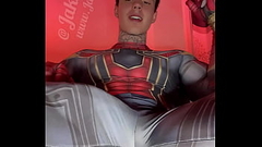 Stroking My Massive Cock In Super Hero Costumes Before Shooting A Huge Load Thumb