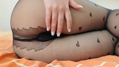 Hot pussy masturbation in pantyhose - DepravedMinx Thumb