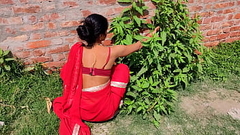 18 Year Old Indian Girl Outdoor Garden Clean After Sex With Boss With Clear Hindi Voice Thumb