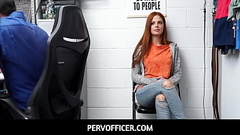 PervOfficer - Hot Teen Shoplifter Scarlett Mae Fucked By Pervy Loss Prevention Officer After Stealing TV Thumb