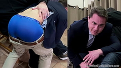 A Straight Boy Goes Over The Knee For A Hard Spanking From A Man Thumb