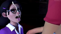 Miss Pauling Giving Blowjob Making Him Cum In Her Mouth Thumb