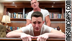 Master Matthew Figata ordered twink Tyler Tanner to come to his office for some talking. Matthew asked Tyler to bend over for him to see his white ass Thumb