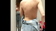 My lover filmed me with a smartphone in the fitting room when I undressed. Thumb