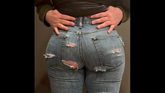 Tight Jeans Big Booty Girl Let Me Grope Thumb