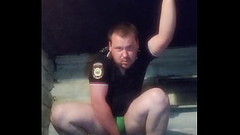 A lost argument at work ended with the loss of anal virginity for a Russian policeman. Thumb