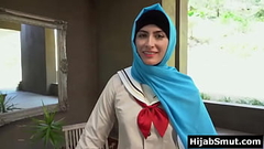 Girl in hijab trained how to fuck Thumb