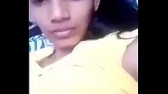 Beautiful Indian Girl Play With Her Breast Thumb