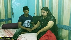 Indian teen boy fucking his sexy hot bhabhi secretly at home !! Best indian teen sex Thumb