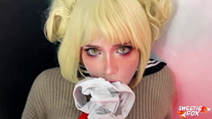 Himiko Toga and Her Hairy Pussy Celebrate 18th With First Sex and Сreampie Thumb