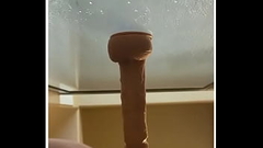 I love fucking my big dildo. Thumb