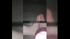 Fucking little panties and cum on feet Thumb