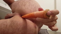 Play with carrot in my ass hole Thumb