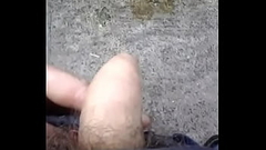 Peeing on the concrete Thumb