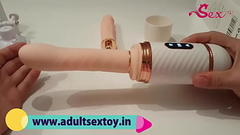 Sexy Girl Play With Sex Machine Thumb