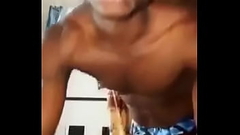 Sexy Nigerian gay man cums and eats it all Thumb