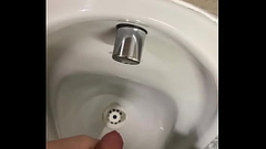 Cruising In public toilets wanking my hard wet dick with big cumshot at the end Thumb